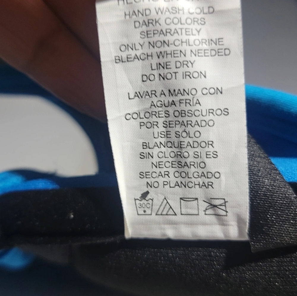 Kenneth Cole Blue Crisscross One Piece Swimsuit - Picture 9 of 10